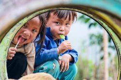 Khoảng sân nhỏ và tháng 6 của tuổi thơ
