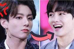 Làm đổ nước vào Jungkook, V BTS còn phản ứng lầy lội thế này