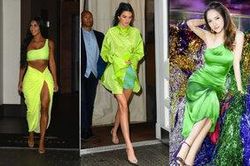 Thử thách diện đồ xanh chuối chói mắt: Từ chị em Kardashian đến Hương Giang đều chinh phục dễ dàng