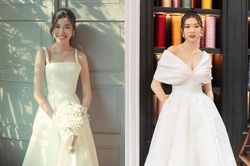 Á hậu Thúy Vân diện váy áo trắng để tôn vẻ đẹp dịu dàng