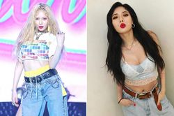 HyunA khoe vòng eo gợi cảm trong áo ngắn, bó sát cơ thể