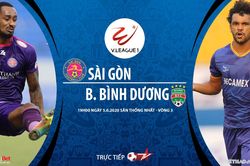 Soi kèo bóng đá Sài Gòn vs B. Bình Dương. Trực tiếp bóng đá vòng 3 V-League 2020