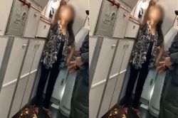 Clip: Người phụ nữ làm loạn trên máy bay hóa ra vì lý do này