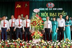 Tam Dương (Vĩnh Phúc): Xã Kim Long tổ chức thành công Đại hội đại biểu Đảng bộ xã nhiệm kỳ 2020 - 2025