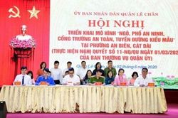Lê Chân (Hải Phòng): Triển khai mô hình 'Ngõ, phố an ninh, cổng trường an toàn, tuyến đường kiểu mẫu'