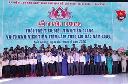 Tiền Giang tuyên dương 32 thanh niên làm theo lời Bác