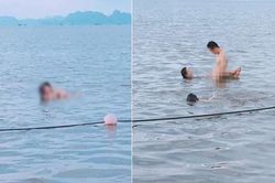 Diễn cảnh nóng giữa bãi biển, cặp đôi khiến dân tình chán nản