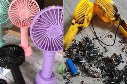 Tràn ngập chợ mạng các loại quạt sạc mini cầm tay giá siêu rẻ, tiềm ẩn nhiều nguy hiểm