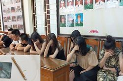 Mừng sinh nhật bằng ma túy, 14 nam, nữ bị bắt quả tang