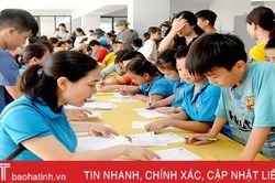 Học sinh Hà Tĩnh hứng thú trải nghiệm các hoạt động toán học