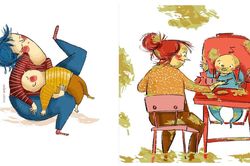 Loạt tranh vui nhộn về cuộc sống của mẹ bỉm sữa Tây Ban Nha