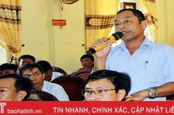 Cử tri 5 xã của huyện Kỳ Anh mong sớm cấp GCN quyền sử dụng đất
