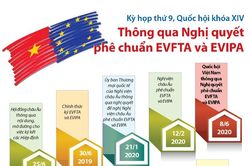 Quốc hội thông qua Nghị quyết phê chuẩn EVFTA và EVIPA