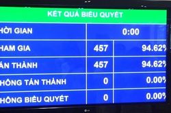 Quốc hội phê chuẩn EVFTA với 100% phiếu thuận