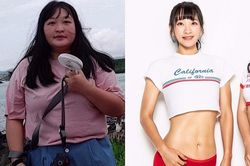Cô gái Hàn Quốc nổi tiếng sau khi giảm thành công 49 kg