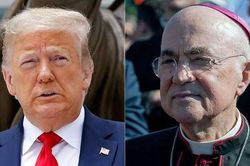 Tổng giám mục Rome kêu gọi Tổng thống Trump đấu tranh chống 'nhà nước ngầm' và 'nhà thờ ngầm'