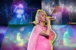 Có ai như Katy Perry: Bụng bầu 8 tháng nhưng vẫn trình diễn 'tưng bừng hoa lá' thế này?