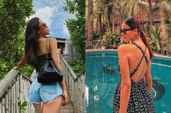 Style khoe lưng được Tiểu Vy, Phương Khánh ưu ái, chẳng cần lộ mặt mà vẫn hút ngàn like