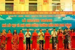 Thành phố Ninh Bình khánh thành công trình chào mừng Đại hội Đảng bộ thành phố