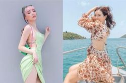 Tóc Tiên, Á hậu Tường San yêu kiểu đầm khoe lưng trần, diện mùa hè chắc chắn 'long lanh'