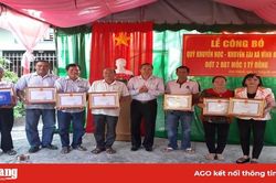 Vĩnh Khánh công bố quỹ Khuyến học – Khuyến tài đợt 2 đạt mốc 1 tỷ đồng