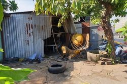 Nổ bình khí, chủ tiệm vá vỏ ô tô ở Bình Dương đứt lìa tay tử vong