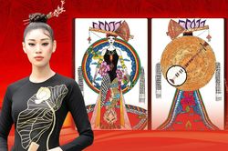 Thiết kế độc đáo, Khánh Vân mang Di sản văn hóa thế giới - Đờn ca tài tử đến Miss Universe?