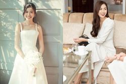 Những kiểu váy trắng được Á hậu Thúy Vân, Hà Tăng lăng xê nhiệt tình