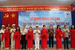 Khánh thành hai trường học và đường giao thông tại Bến Tre
