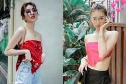 Amee, Ngọc Trinh liều lĩnh quấn khăn làm áo và 1001 bài học thời trang thú vị