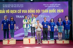 Hà Nội nhất toàn đoàn Giải đồng đội Cờ vua toàn quốc