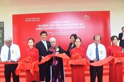 Khánh thành trường tiểu học ở huyện biên giới Đồng Tháp