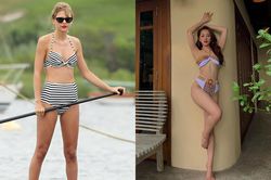 Chán đồ bơi liền mảnh, thử ngay dáng bikini retro cạp cao như Taylor Swift & Chi Pu