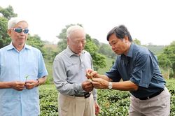 Nguyên Chủ tịch Quốc hội Nguyễn Văn An thăm và làm việc tại TP Bảo Lộc