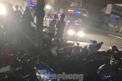 Bị 'quái xế' tông, một thượng úy công an nguy kịch