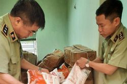 Hà Nội: Bắt giữ hơn 6 tấn Phụ gia làm bim bim không rõ nguồn gốc