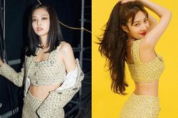 Jennie và Joy đọ vẻ sành điệu khi mặc váy áo đụng hàng