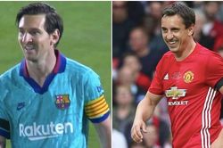 Messi gây sốc khi có diện mạo mới giống hệt... Gary Neville.