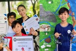 Đảm nhận vai 'bà phù thủy' trong nhà, Hoa hậu Hà Kiều Anh hạnh phúc ngất trời khi các con đạt thành tích học tập cao