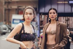 Sao Việt diện áo ngắn đến choáng váng: Minh Tú, Ngọc Trinh chỉ vừa đủ che vòng 1