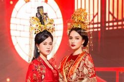 Hoa hậu Hương Giang đẹp hút mắt với tạo hình cổ trang