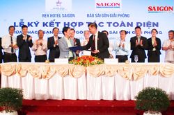 Báo SGGP và khách sạn Rex Sài Gòn hợp tác toàn diện, lâu dài