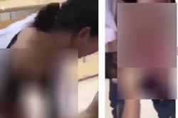 Phẫn nộ cảnh nữ sinh bị lột đồ ngay trong lớp học, nhiều bạn cầm điện thoại quay clip