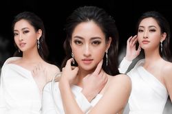 Lương Thùy Linh đẹp sắc sảo, diện váy xẻ cao khoe trọn chân dài 1m22 khiến fan 'nghiêng ngả'