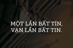 Một lần bất tín