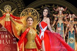 Hoài Sa có National Costume 'Bà Triệu', Khánh Vân mang 'Trưng Nữ Vương' oanh tạc Miss Universe?