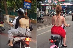 Đau mắt với kiểu ăn mặc 'phô phang' quá đáng của hội chị em