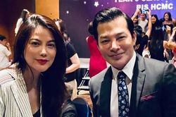 Trương Ngọc Ánh và Trần Bảo Sơn bên nhau trong tiệc của con gái