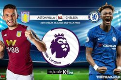 Soi kèo bóng đá Aston Villa vs Chelsea. Trực tiếp bóng đá Vòng 30 Ngoại hạng Anh. K+. K+PM