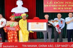 Nhà thờ Trần Quỳ được công nhận di tích lịch sử văn hóa cấp tỉnh